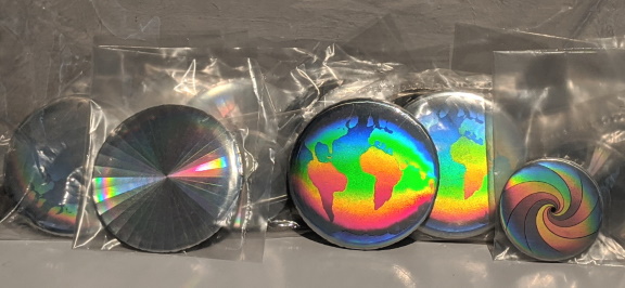 Hologram pins